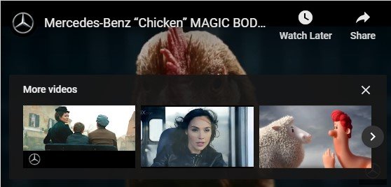 Mercedes-Benz Chicken MAGIC BODY CONTROL TV commercial